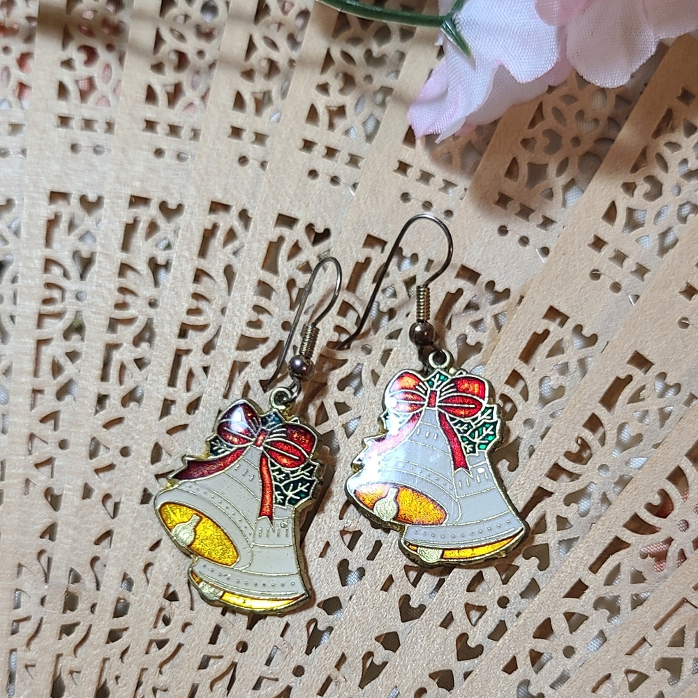 Holiday Bell Earrings for sale vintage